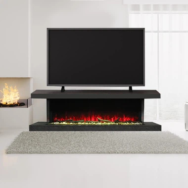 Electric Fireplace Heater TV Stand