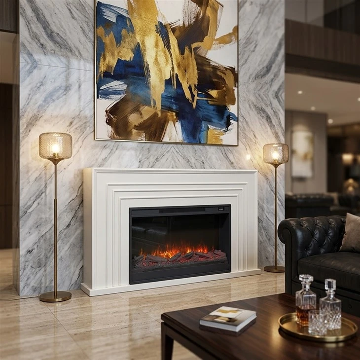 TV Stand With Electric Fireplace L1400 factory