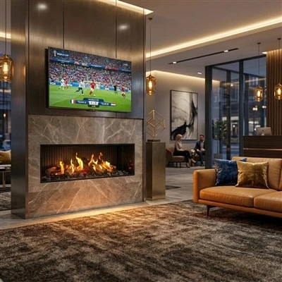 3 Sided Hologram Fireplace Insert